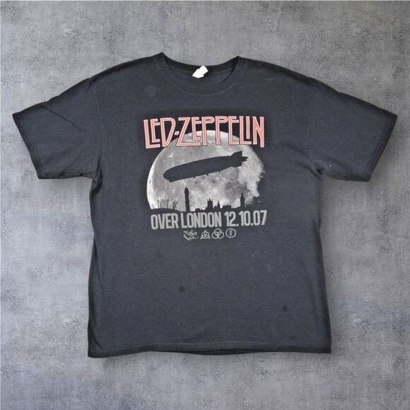 Led Zeppelin “Over London 12.10.07” Concert Tee - Picture 2 of 5